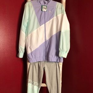 Puma Winder Breaker and Leggings Set